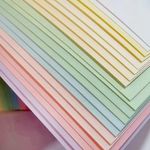 Bastelpapier Pastellfarben 180 g/m² (20 Blätter) - DIY Kraftpapier - Zeichen- und Bastelpapier - Assortiert
