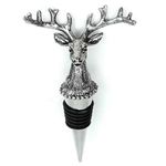 Wein Flaschenverschluss Stopper Rentier - ideal für Weihnachten - Weinverschluss - ELK Series - Rentierkopf