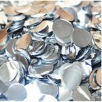 Party Konfetti (30g) - Metallic Streukonfetti - Partydekoration - Crazy Series - silber