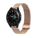 Dux Ducis - Smartwatch Edelstahl Ersatzarmband mit Quick Release (20mm) universell - Milanese Series - gold