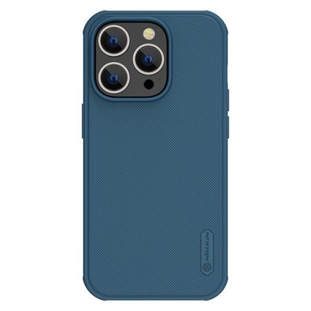Nillkin - iPhone 14 Pro Max Hülle - Kunststoff Case - Super Frosted Shield Pro Series - blau