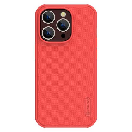 Nillkin - iPhone 14 Pro Max Hülle - Kunststoff Case - Super Frosted Shield Pro Series - rot