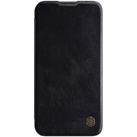 Nillkin - iPhone 14 Plus Hülle - Leder Book Case - Qin Pro Series - schwarz