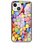 iPhone 14 Hülle - Gehärtetes Glas Hardcase mit Soft TPU Ränder - Candys