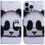 iPhone 14 Pro Handy Hülle - Leder Bookcover Image Series - Panda