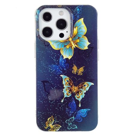 iPhone 14 Pro Handyhülle - Leuchtendes Case - Softcase Image Plastik Series - Schmetterlinge