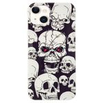 iPhone 14 Handyhülle - Leuchtendes Case - Softcase Image Plastik Series - Totenkopf