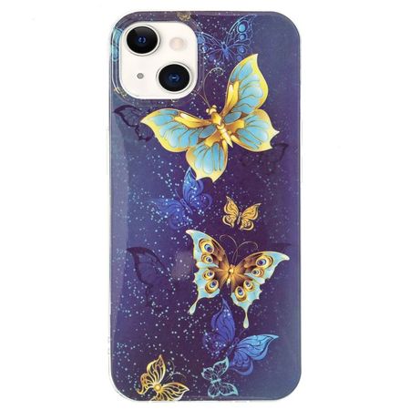 iPhone 14 Handyhülle - Leuchtendes Case - Softcase Image Plastik Series - Schmetterlinge