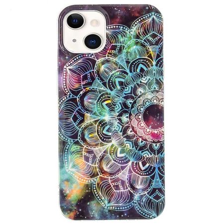 iPhone 14 Handyhülle - Leuchtendes Case - Softcase Image Plastik Series - Mandala