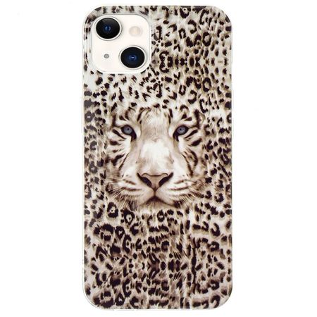 iPhone 14 Handyhülle - Leuchtendes Case - Softcase Image Plastik Series - Leopardenmuster & Tiger