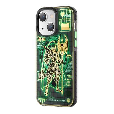 Kingxbar - iPhone 14 MagSafe Schutzhülle - Hardcase - Mecha Series - grün