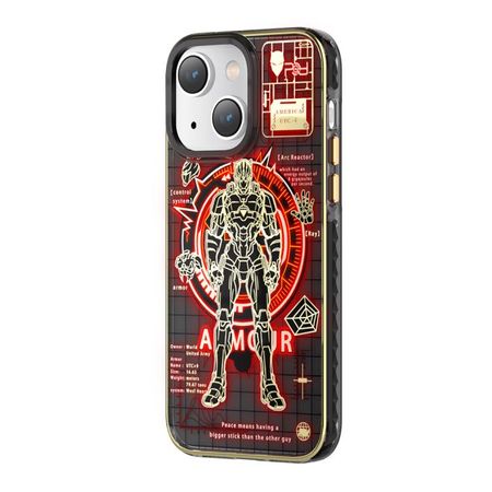 Kingxbar - iPhone 14 Plus MagSafe Schutzhülle - Hardcase - Mecha Series - rot