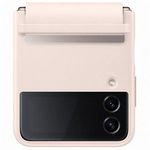 Samsung - Original Galaxy Z Flip4 Hülle - Leder Bookcover - Flap Leather Series - peach