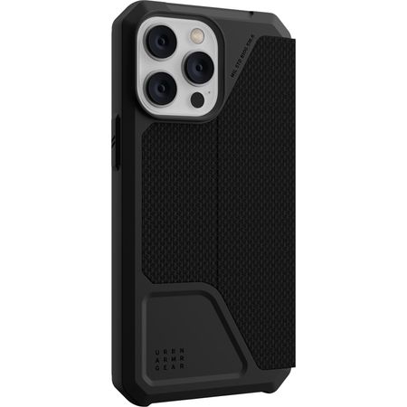 UAG - iPhone 14 Pro Max Hülle - Robustes Hardcase - Metropolis Series - kevlar schwarz