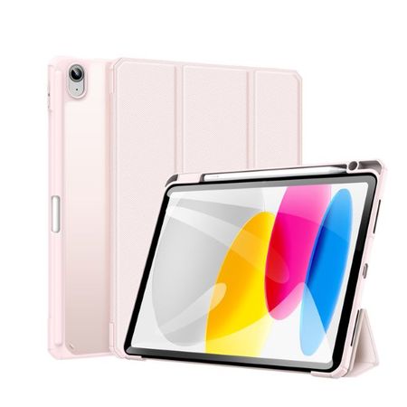 Dux Ducis - iPad 2022 (10. Gen) Hülle - Leder Bookcover - Toby Series - pink