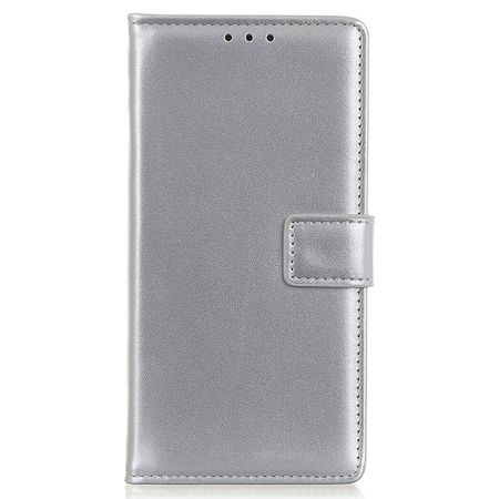 Samsung Galaxy S23+ Handy Hülle - Classic II Leder Bookcover Series - silber