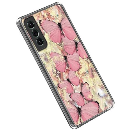 Samsung Galaxy S23+ Handyhülle - Softcase Image TPU Series - pinke Schmetterlinge