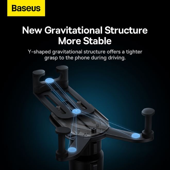 Baseus - Auto Halterung für Lüftungsgitter - Stable Gravitational Car Mount  Air Series - schwarz