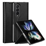 Dux Ducis - Samsung Galaxy Z Fold3 Hülle - Leder Case - Bril Series - schwarz