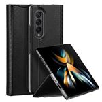 Dux Ducis - Samsung Galaxy Z Fold4 Hülle - Leder Case - Bril Series - schwarz