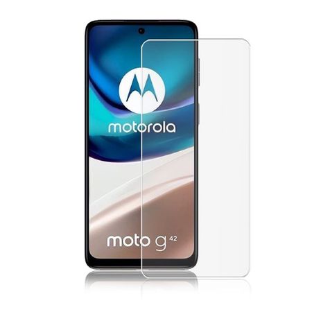 Motorola G42 4G 2.5D Full Cover - Full Glue Displayschutz (0.33 mm) - transparent