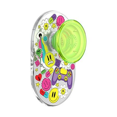 PopSockets - Finger Griff Halterung - PopGrip MagSafe - 806224 - Bright Psych