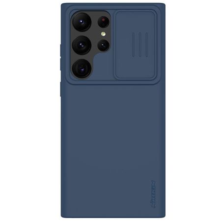 Nillkin - Samsung Galaxy S23 Ultra Hülle - TPU Softcase - Camshield Silky Series - blau
