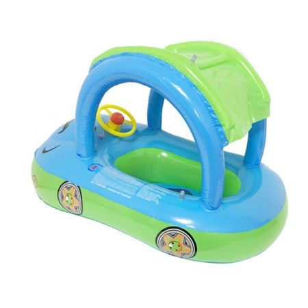 Schwimmring Baby Mit Sonnendach - Sicherer Pool Sitz Mit UV-Schutz