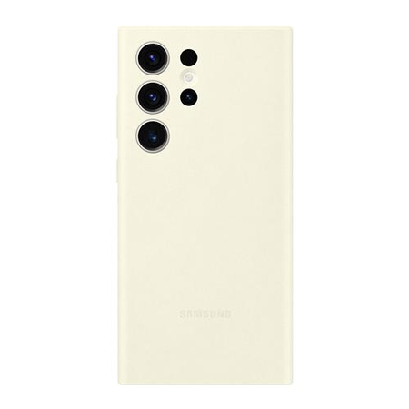 Samsung - Original Galaxy S23 Ultra Hülle - Silikon Backcover - cream