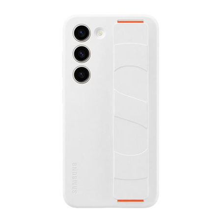 Samsung - Original Galaxy S23 Hülle - Silikon Backcover - Silicone Grip Case - weiss