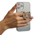 HANDL - Finger Griff Halterung und Smartphone Ständer -  magHANDL O - MagSafe kompatibel - Jewel Cheetah