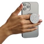 HANDL - Finger Griff Halterung und Smartphone Ständer  - HANDL O - Silver Sparkl