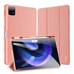 Dux Ducis - Xiaomi Pad 6 / 6 Pro Hülle - Leder Smart Flip Case - Domo Series - pink