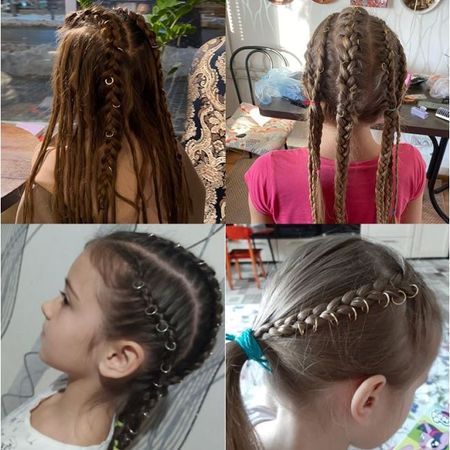 Vintage Kreuz Dreadlocks Haar Ringe Silber - Haar Accessoires Für Frauen & Mädchen