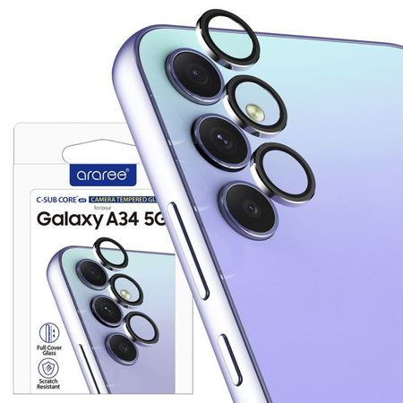 Araree - Samsung Galaxy A34 5G Kamera Schutzglas - C-SUB Core MR Series - transparent