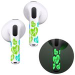 AirPods (3. Generation) Skin - im Dunkeln leuchtender Aufkleber mit Applikator - Luminous Series - Liebe