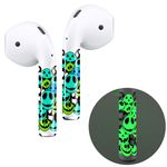 AirPods (2nd Gen. / 1. Gen.) Skin - im Dunkeln leuchtender Aufkleber mit Applikator - Luminous Series - Halloween