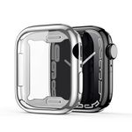 Dux Ducis - Apple Watch (45mm) TPU Bumper + Display Schutzfolie - Samo Series - silber