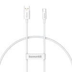 Baseus - Standard USB-A auf USB Typ-C Lade- und Datenkabel (0.25 m) - 100W - Superior Series - weiss