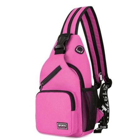 Crossbody Tasche - Umhängetasche - Wasserabweisende Sling Schultertasche - Joe Series - pink