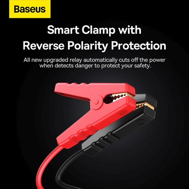 Baseus - Super Energy Ultra Power Bank - 26800 mAh - mit Kfz-Starthilfe -  3000A Car Jump Starter - schwarz