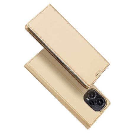 Dux Ducis - Xiaomi Poco F5 Hülle - Handy Bookcover - Skin Pro Series - gold