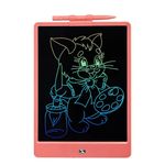 LCD Schreibtafel mit Stift - 10 Zoll (25.4 cm) - Zeichnungstafel mit mehrfarbiger Anzeige - Drawing Series - rosa