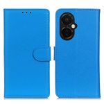 OnePlus Nord CE 3 Lite Handy Hülle - Litchi Leder Bookcover Series - blau