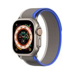 Dux Ducis - Apple Watch (41/40/38mm) Nylon Armband - YJ Series - blau/grau