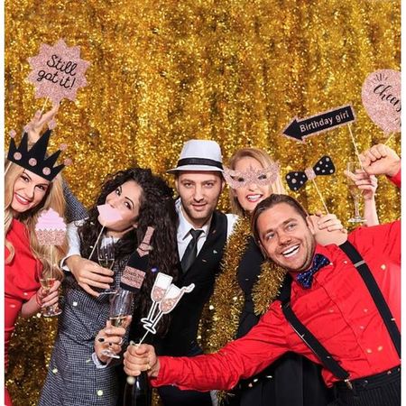 NIYATA Oktoberfest Party Deko - 32-teiliges Brillen Set Für Wiesn Feiern