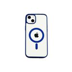 iPhone 15 Handy Hülle - Hardcase - MagSafe kompatibel - Noble Series - blau