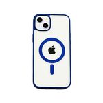 iPhone 15 Plus Handy Hülle - Hardcase - MagSafe kompatibel - Noble Series - blau