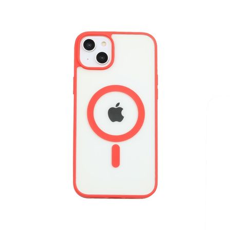 iPhone 15 Plus Handy Hülle - Hardcase - MagSafe kompatibel - Noble Series - rot