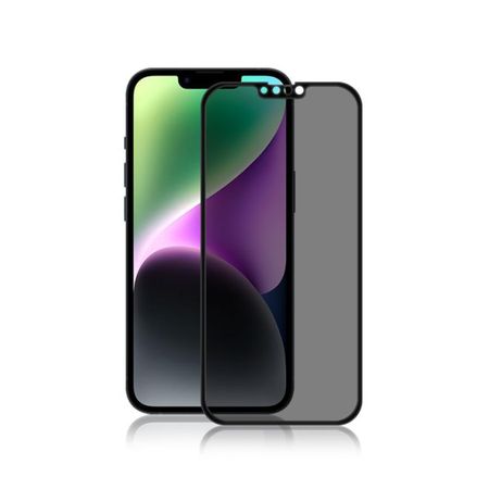iPhone 15 Privacy Panzerglas 3D Full Cover - Displayschutz (0.33 mm) - schwarz
